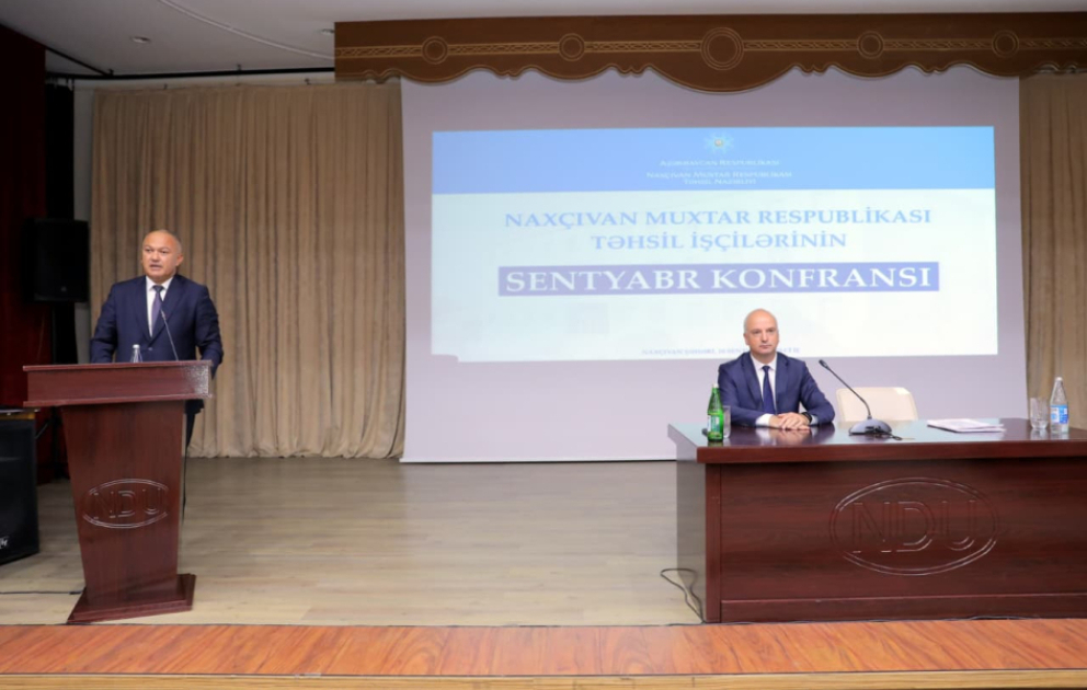 Naxçıvanda təhsil işçilərinin sentyabr konfransı keçirilib