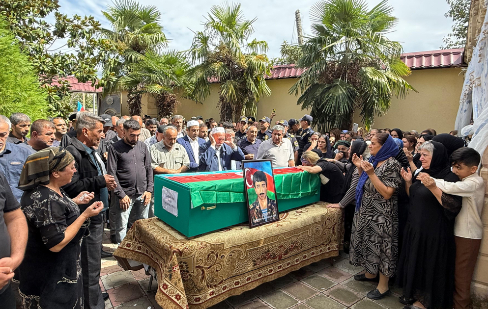 İtkin şəhid Ayaz Zərbalıyev Göyçayda dəfn edilib