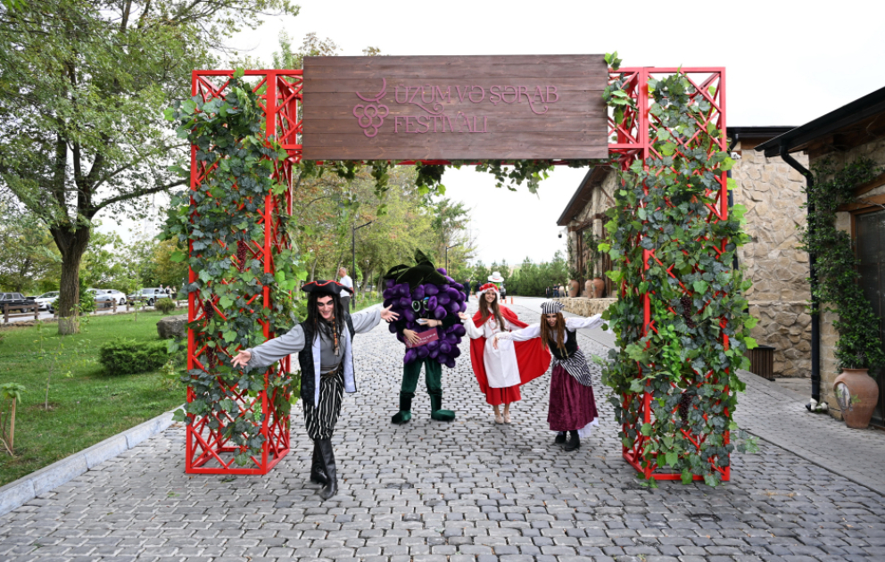 Şamaxıda növbəti Üzüm və Şərab Festivalının açılışı olub