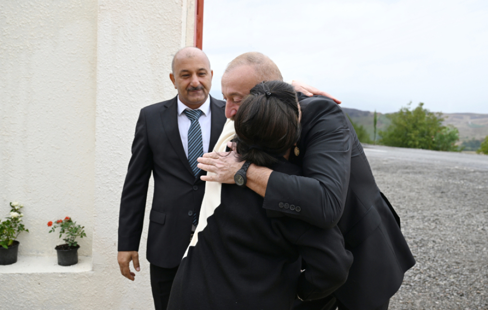 President Ilham Aliyev visited Sos village in Khojavand district