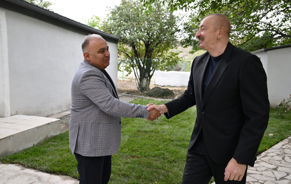 President Ilham Aliyev visited Shushakand village in Khojaly District