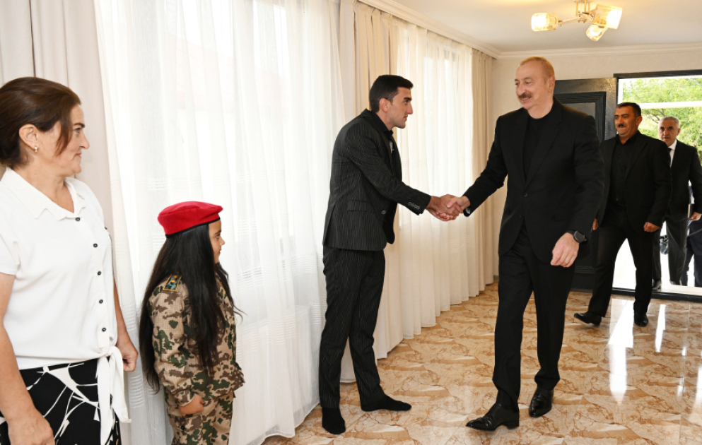 President Ilham Aliyev visited Seyidbeyli village in Khojaly district