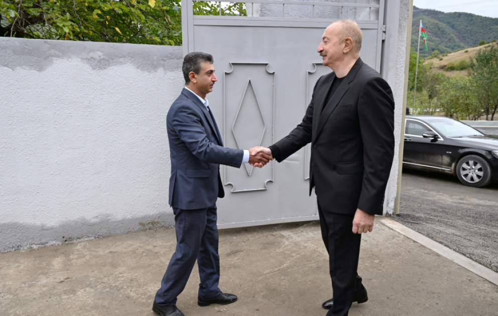 President Ilham Aliyev visited Badara village in Khojaly district