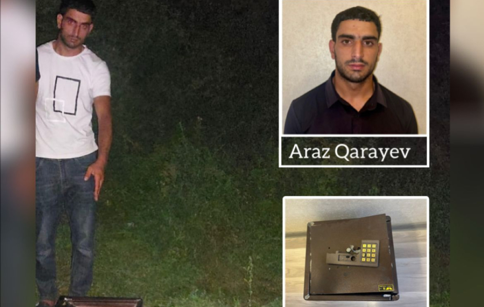 Qohumunun evindən seyf oğurlayan şəxs saxlanılıb