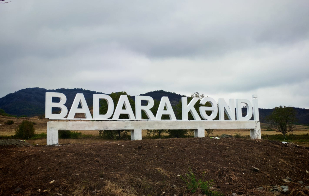 Xocalının Badara kəndində ilin sonunadək 115, gələn il isə 128 ev bərpa ediləcək