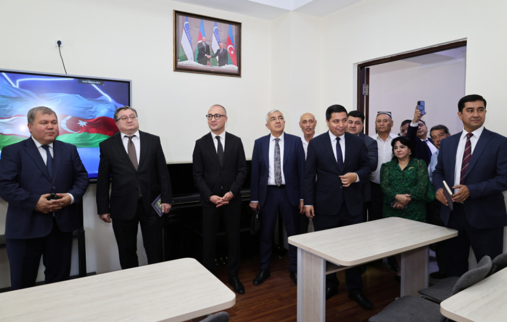Özbəkistanın aparıcı ali təhsil ocağında Üzeyir Hacıbəylinin 140 illik yubileyi münasibətilə auditoriya açılıb
