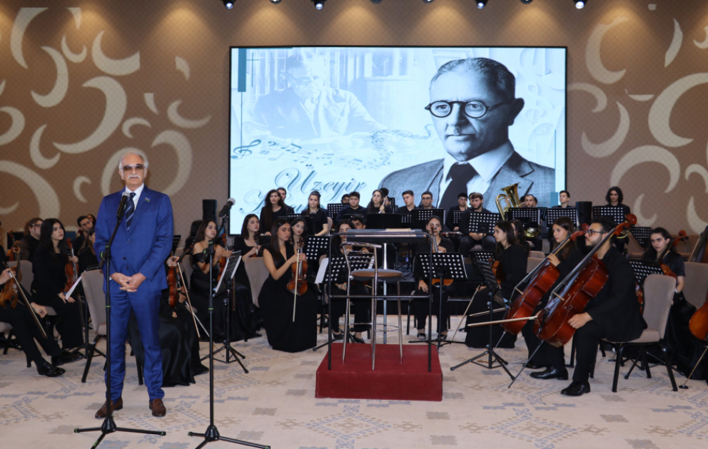 Xankəndidə Üzeyir Hacıbəylinin 140 illik yubileyi münasibətilə konsert təşkil edilib