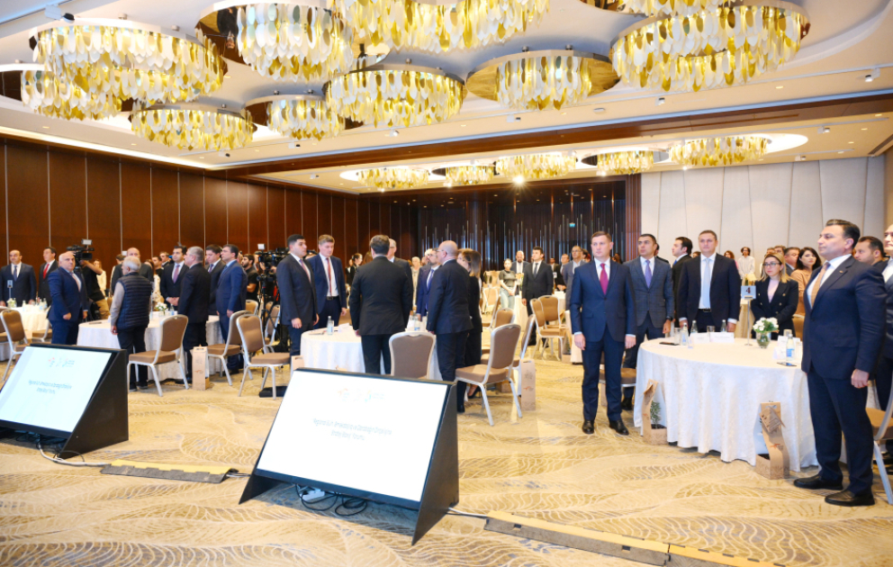 “Regional sülh, əməkdaşlıq və Qarabağın dirçəlişinə strateji baxış” mövzusunda forum keçirilib