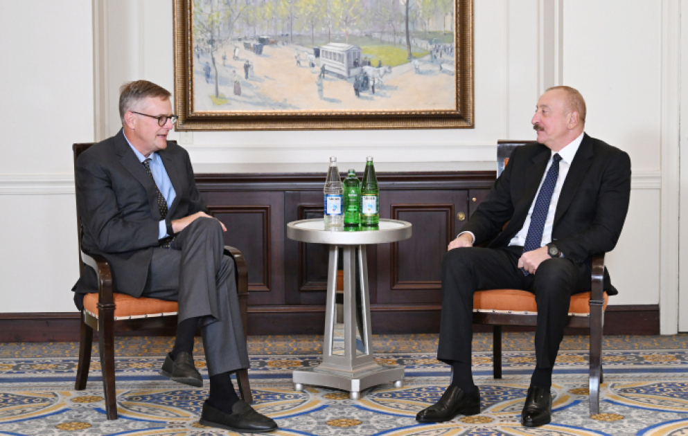 President Ilham Aliyev met with Chairman and CEO of Neuberger Berman in New York