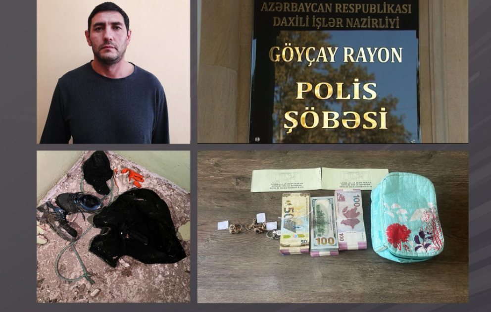 Göyçayda quldurluq etdikdən sonra ölkədən qaçan şəxs tutulub