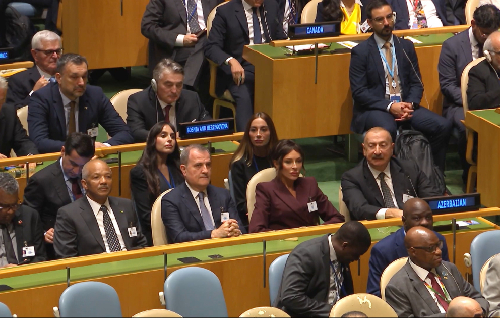 President Ilham Aliyev and First Lady Mehriban Aliyeva participated in high-level debates at 80th session of UN General Assembly