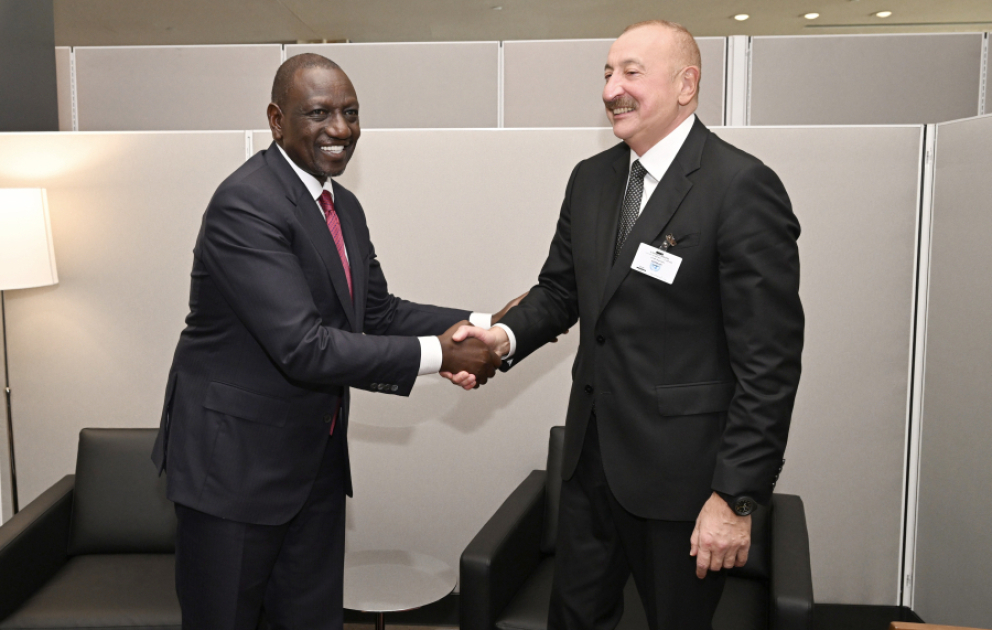 Le président azerbaïdjanais s’entretient avec son homologue kényan à New York