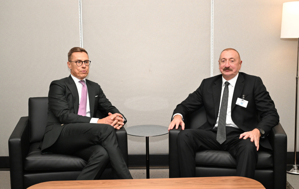Rencontre du président azerbaïdjanais avec son homologue finlandais à New York