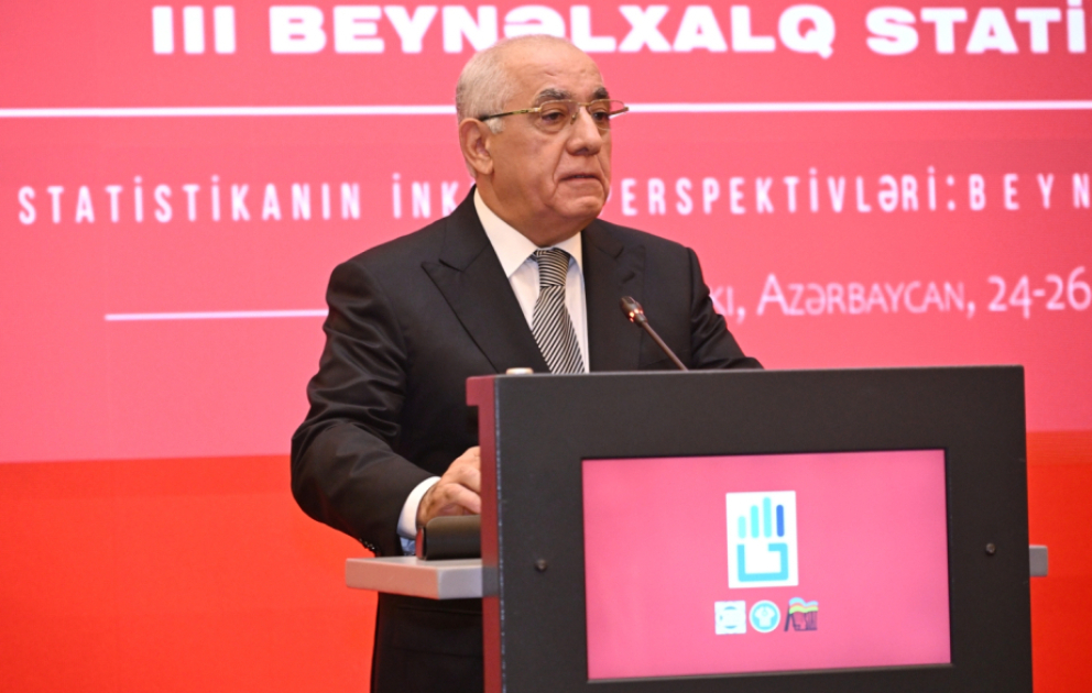 Baş nazir: Hökumət statistikanın inkişafına böyük önəm verir