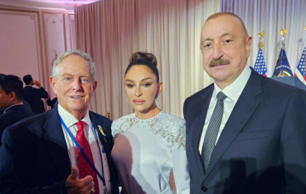 President Ilham Aliyev and First Lady Mehriban Aliyeva attended official reception on 80th session of UN General Assembly