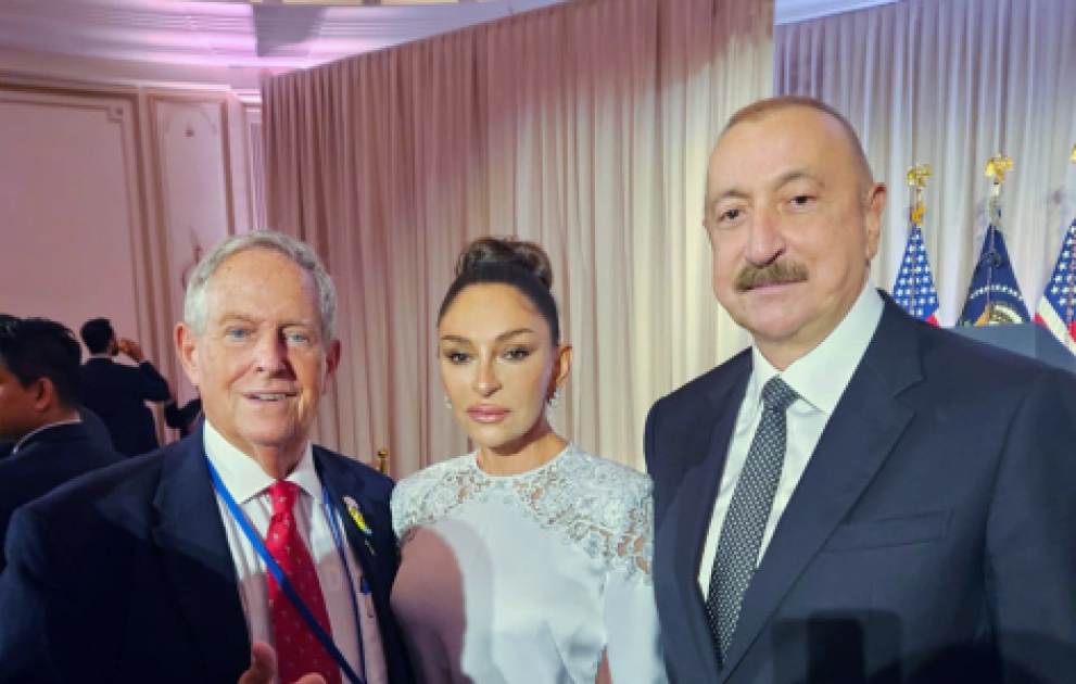 Le président Ilham Aliyev et son épouse Mehriban Aliyeva assistent à une réception officielle organisée à l’occasion de la 80ᵉ session de l’Assemblée générale de l’ONU