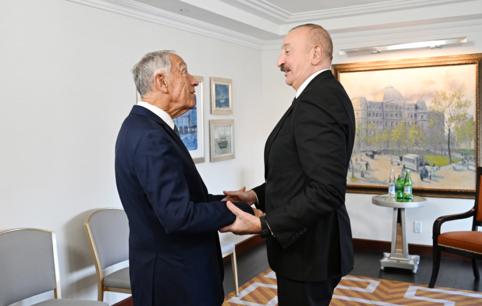 President of Azerbaijan Ilham Aliyev met with President of Portugal in New York