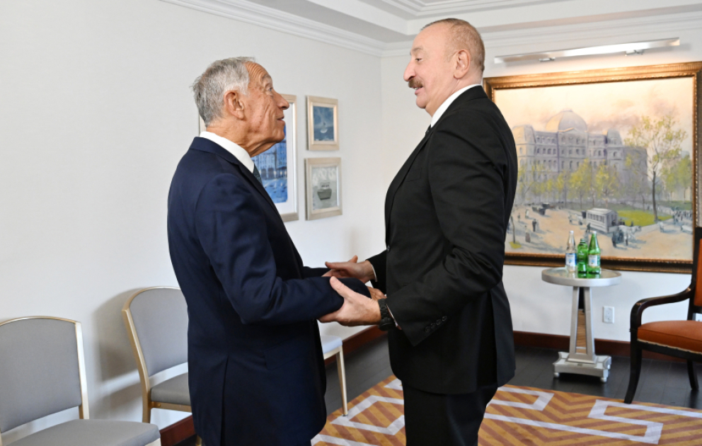 Entretien du président azerbaïdjanais avec son homologue portugais à New York
