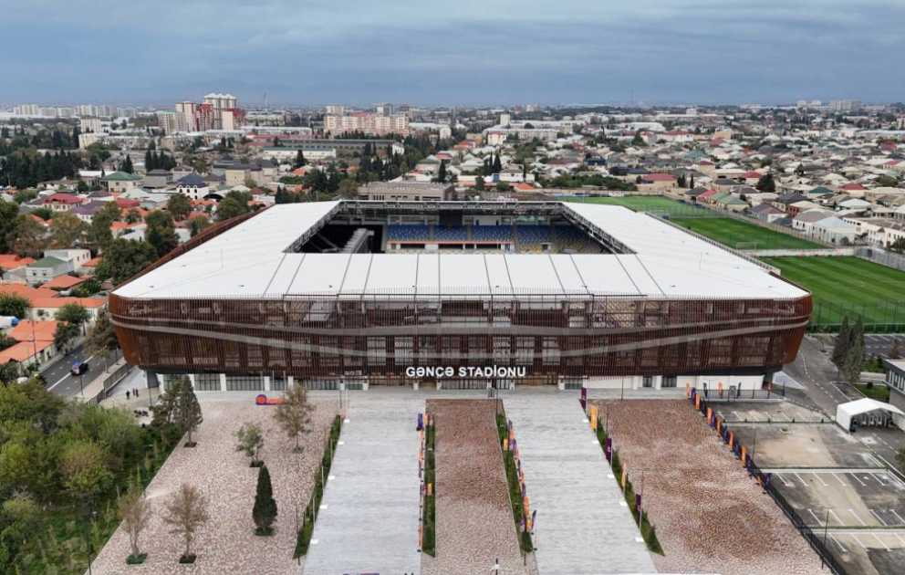 Gəncənin yeni stadionu futbolsevərlərin istifadəsinə verilib