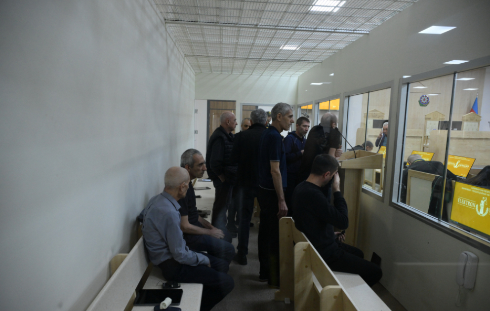 Documents related to Armenian armed forces' shelling of civilians and civilian facilities in violation of international humanitarian law during April battles examined in court