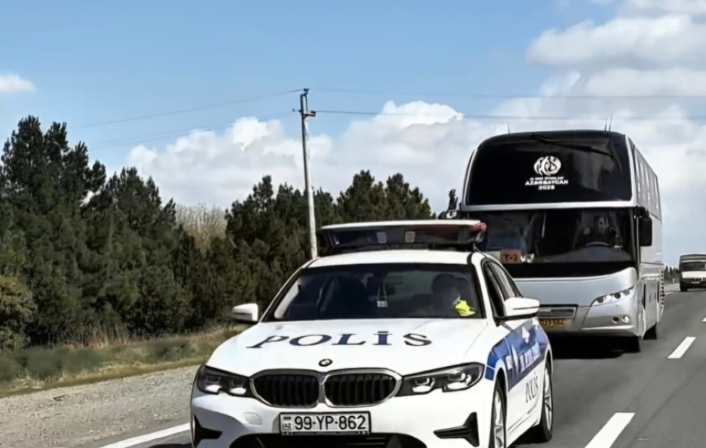 III MDB Oyunlarının keçirildiyi ərazilərdə yol polisi əməkdaşları gücləndirilmiş iş rejimində xidmət aparırlar