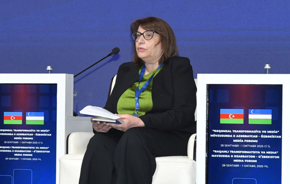 Sevinc Abdullayeva: Azərbaycan-Özbəkistan Media Forumu çərçivəsində müzakirə olunan mövzular olduqca əhəmiyyətlidir