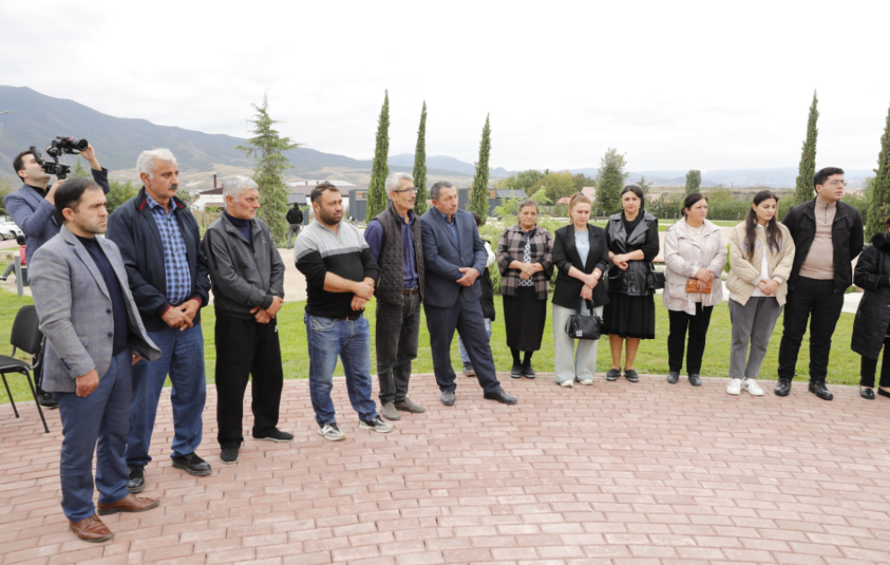 İşğaldan azad olunmuş ərazilərdə daha bir qrup sakin üçün özünüməşğulluq proqramı üzrə kiçik təsərrüfatlar yaradılıb