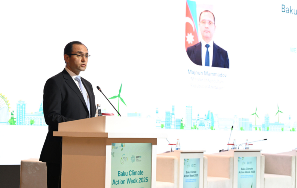 Nazir: Aqrar sahə iqlim dəyişikliklərinə qarşı mübarizədə əsas prioritet olaraq qalır