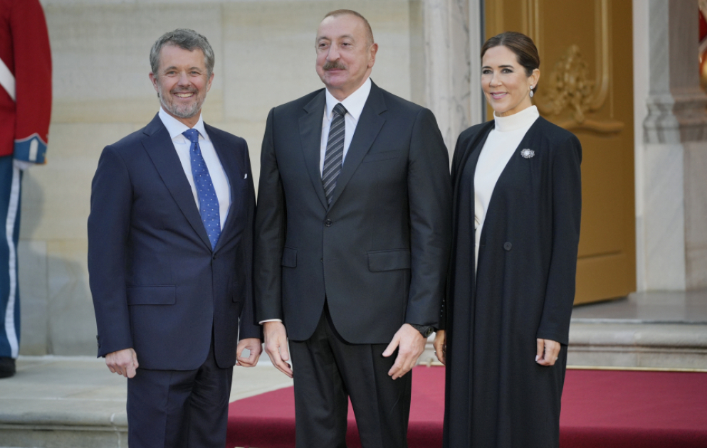 President of Azerbaijan Ilham Aliyev attended banquet in Copenhagen