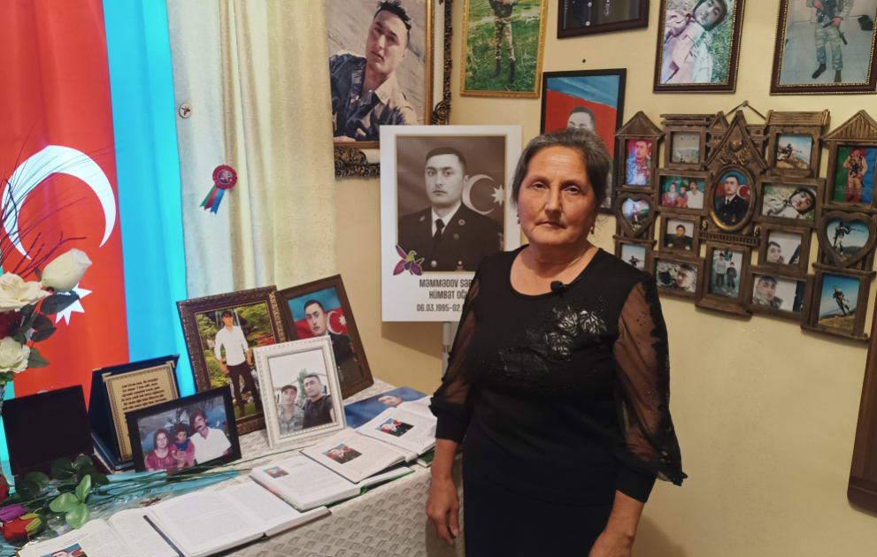 Şəhid anası: Oğlum uşaqlıqdan hərbçi olmaq, torpaqlarımızı işğaldan azad etmək arzusu ilə yaşayırdı