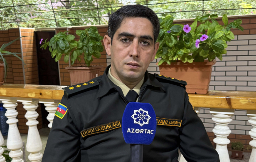Vətən müharibəsinin iştirakçısı: Torpağı qanla, Vətəni isə sevgi ilə qoruyurlar