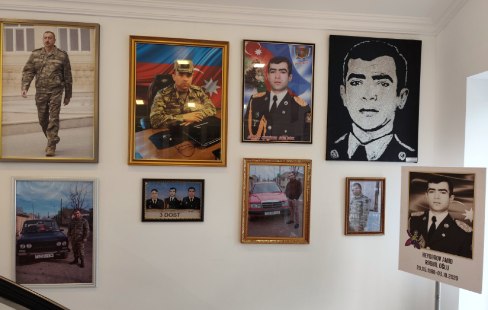 Düşmənin müdafiə xəttini yaran tankçı Amid Heydərovun xatirəsi anılıb