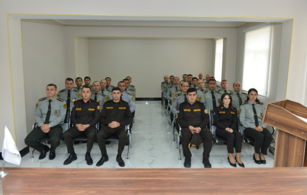 Fövqəladə Hallar Nazirliyi cəzaçəkmə müəssisəsində təlim keçirib
