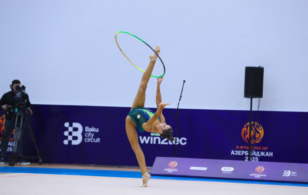 Azərbaycanın bədii gimnastları III MDB Oyunlarının finalında