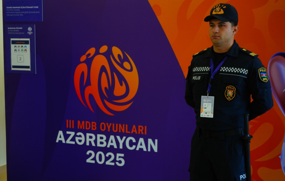 DİN: III MDB Oyunlarının Mingəçevirdə keçirilən yarışları təhlükəsizlik şəraitində yekunlaşıb