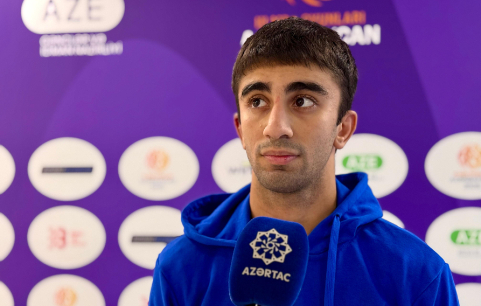 Qızıl medal qazanan yunan-Roma güləşçisi: Ən böyük hədəfim Olimpiya çempionu olmaqdır