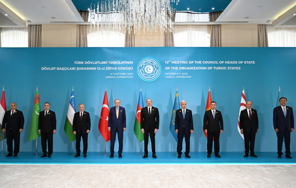 Guébélé : Le président azerbaïdjanais accueille les chefs d’Etat participant au 12e Sommet du Conseil des chefs d’Etat de l’Organisation des Etats turciques