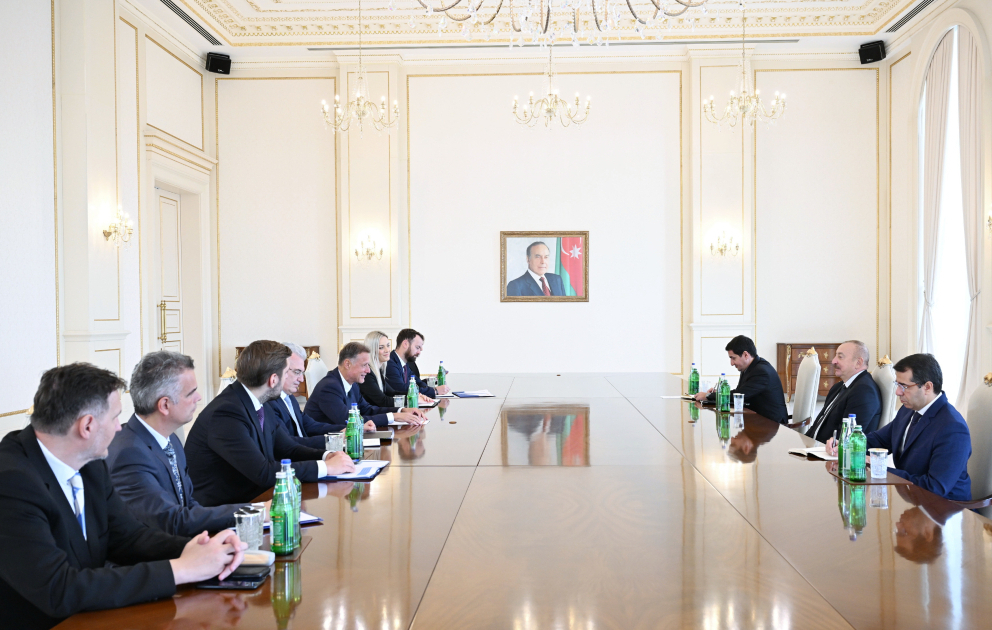 President Ilham Aliyev received Croatian parliamentary delegation
