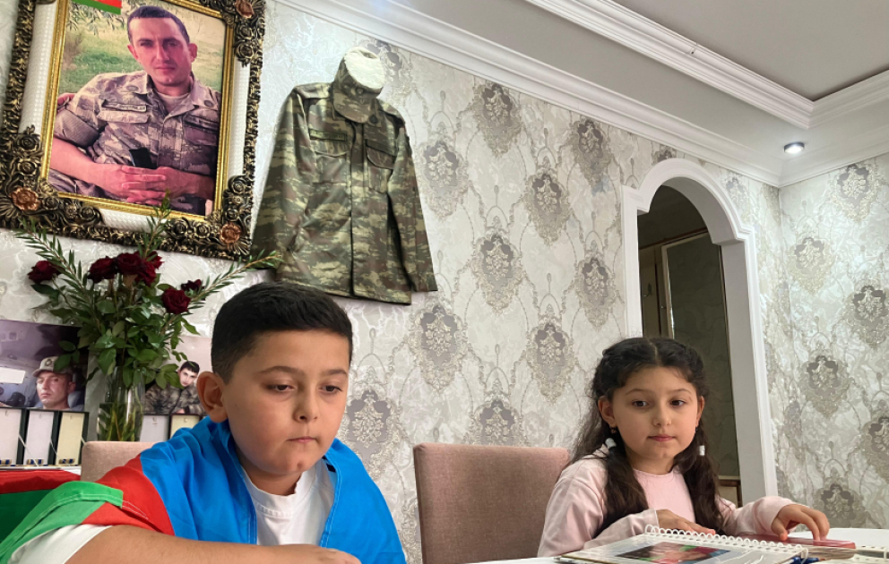 Şəhid övladı: Atamla fəxr edirəm, o, Vətənimizi, bizi qorudu