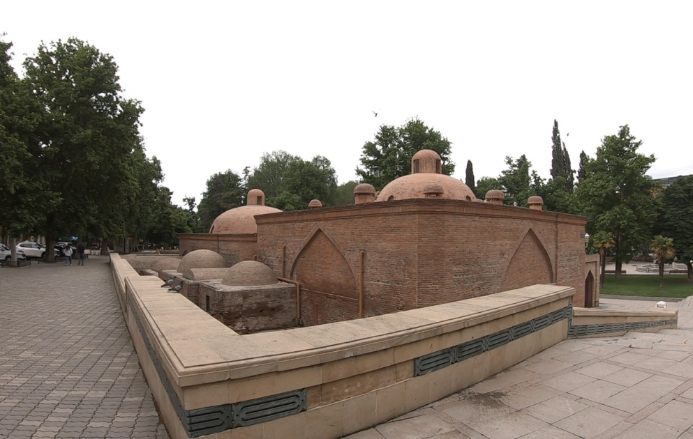 Historical Chokek Bath in Ganja