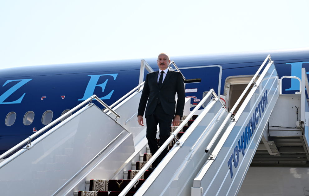 Le président azerbaïdjanais Ilham Aliyev est en visite au Tadjikistan