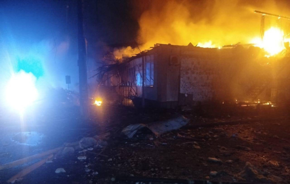 Kiyevə kütləvi hava hücumu: dağıntılar və xəsarət alanlar var