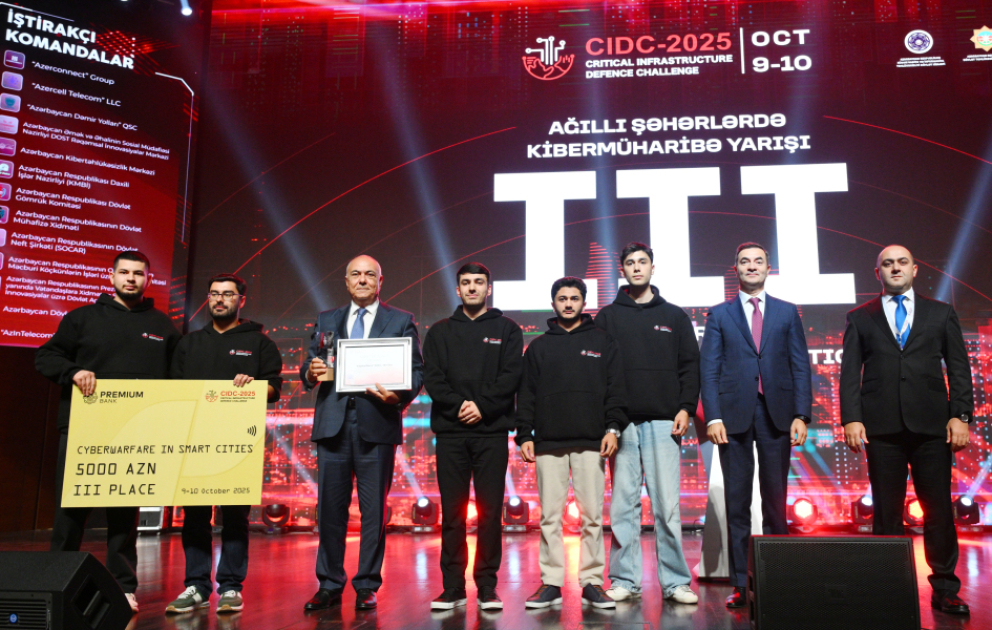 “Critical Infrastructure Defence Challenge 2025” yarışının qalibləri müəyyən olunub