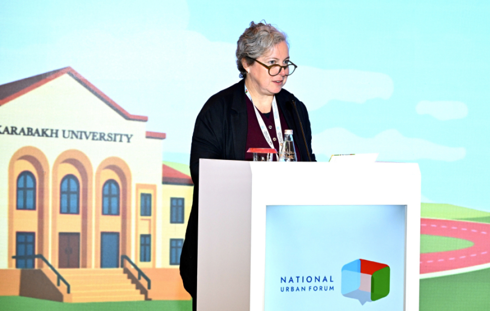 Katja Schaefer: Milli Şəhər Forumu hökumətin şəhərsalma müzakirələrini inkişaf etdirməsi üçün göstərdiyi böyük marağı göstərir