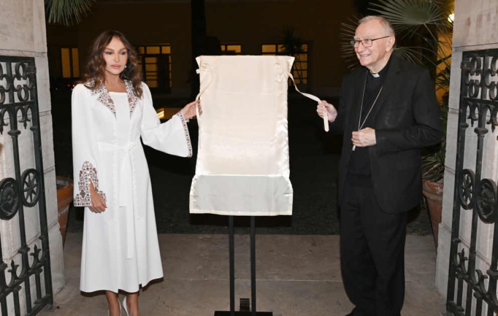 Administrative office of Azerbaijani Embassy to the Holy See inaugurated
First Vice-President Mehriban Aliyeva attended the event