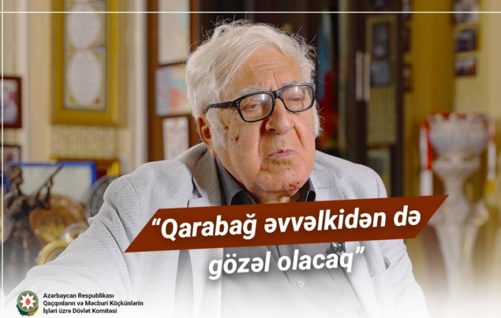 Xalq yazıçısı Anar: Qarabağ əvvəlkindən də gözəl olacaq
