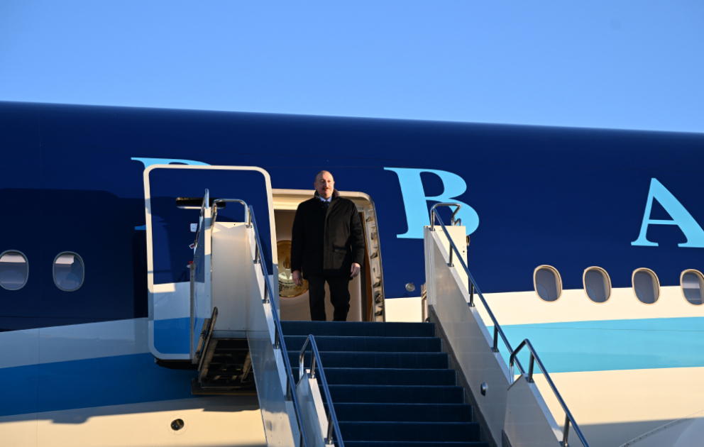 President of Azerbaijan Ilham Aliyev arrived in Kazakhstan for state visit