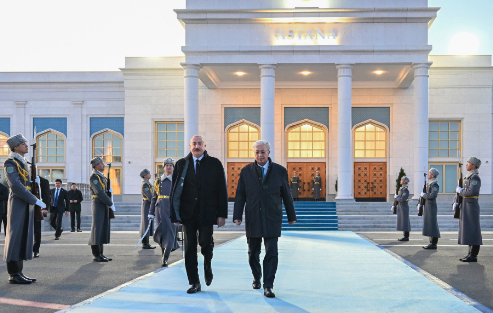 Le président Ilham Aliyev termine sa visite d’Etat au Kazakhstan