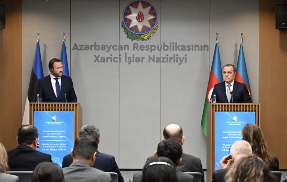 Ceyhun Bayramov: Azərbaycan Estoniya ilə münasibətləri dostluğa, qarşılıqlı hörmətə əsaslanan təmaslar kimi görür