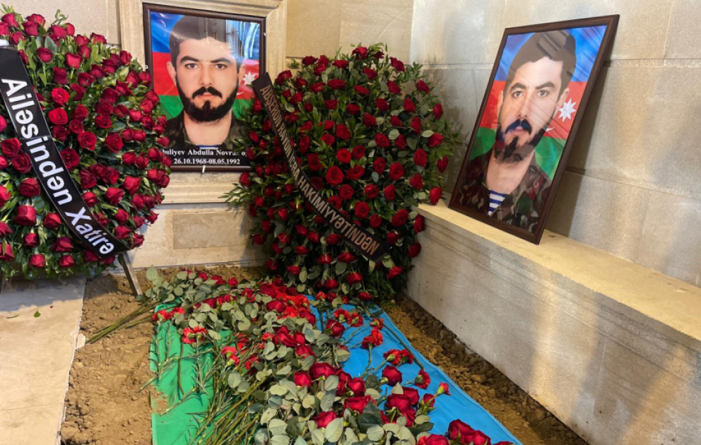Birinci Qarabağ müharibəsinin itkin şəhidi Abdulla Quliyev dəfn edilib